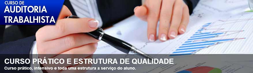 Sua chance no Mercado de Trabalho: Curso de AUDITORIA TRABALHISTA, da Tecnoponta: