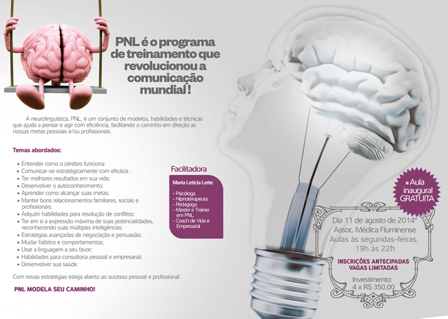 Tradicional curso de PNL será realizado em agosto em Niterói