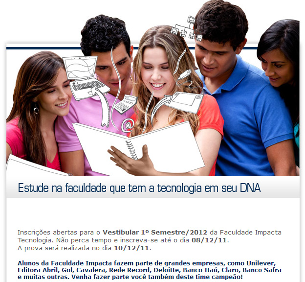 Promoção Impacta Curso Administração