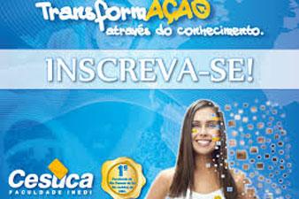 Abertas inscrições para Vestibular do Cesuca