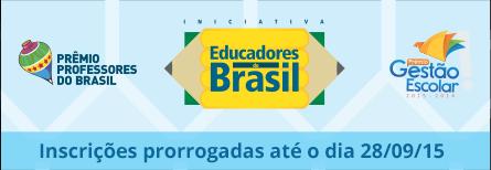 As inscrições para o Prêmio Professores do Brasil estão abertas.