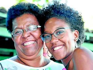 Mãe e filha foram fazer ENEM juntas (Foto: Arquivo Pessoal)