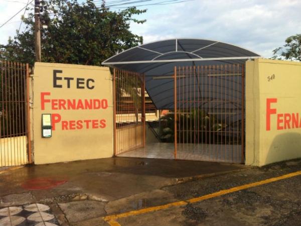 Etec Fernando Prestes, em Sorocaba, SP (Foto: Moisés Soares/ TV TEM)