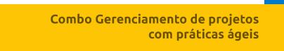 Combo Gerenciamento de projetos  com práticas ágeis