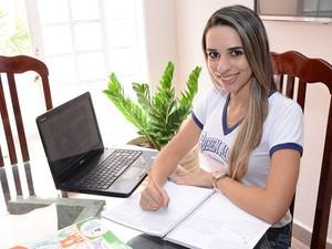 Letícia Alves Uberaba aprovada Sisu Medicina UFTM 2015 (Foto: Letícia Alves/ Arquivo Pessoal)