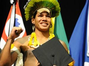 Lennon Corezomaé será o primeiro indígena a cursar mestrado na UFSCar (Foto: Lidiane Volpi/UFSCar)