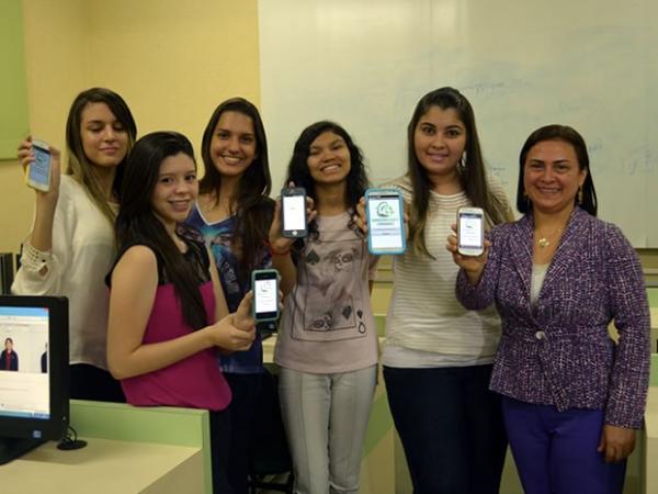 Jovens disputam competição internacional 'Technovation Challenge' (Foto: Karla Lima/G1)