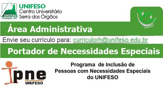 UNIFESO contrata professores para o programa necessidades especias