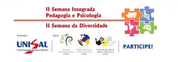 UNISAL promove II Semana da Diversidade e II Semana Integrada Pedagogia e Psicologia