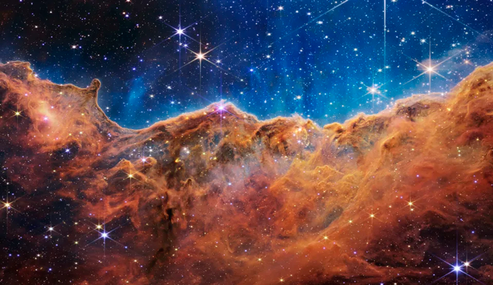 Nebulosa Carina, berço de várias estrelas (Photo by NASA, ESA, CSA, and STScI via Getty Images)