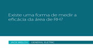 Como medir a eficácia da área de RH